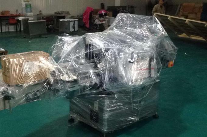 বৃত্তাকার বোতল, শিল্প লেবেলিং মেশিনের জন্য অ্যালুমিনিয়াম অ্যল ওপ্প ভায়াল লেবেলিং মেশিন