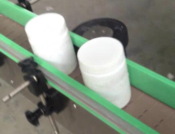 রাউন্ড বোতল লেবেলিং মেশিন, সীমানার সুগার জারের জন্য বোতলজাতকরণ এবং লেবেলিং মেশিন