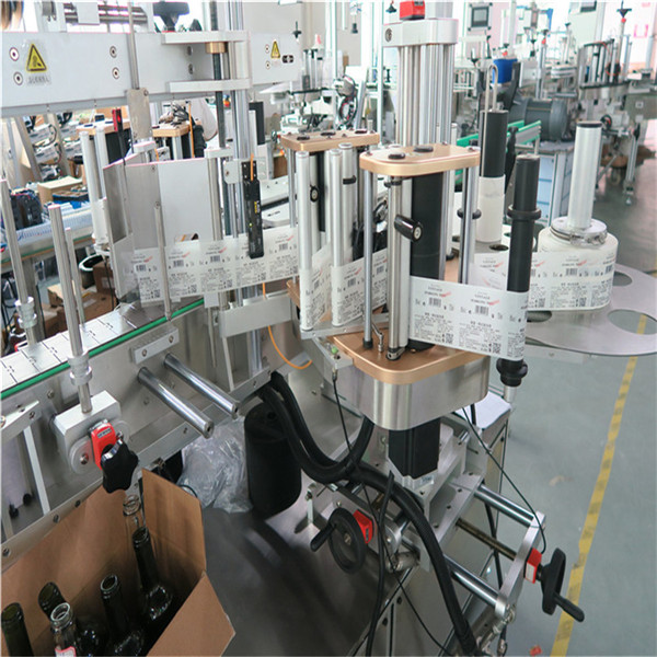 ওয়াইন বোতল লেবেলিং মেশিন স্টিকার লেবেল আবেদনকারী সরঞ্জাম