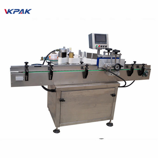 SUS304 সার্ভো মোটর স্বয়ংক্রিয় রাউন্ড বোতল লেবেলিং মেশিন পিএলসি নিয়ন্ত্রণ