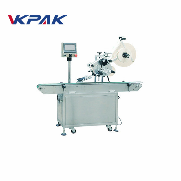 আইস ব্রিক শীর্ষ পক্ষের জন্য স্ব আঠালো লেবেলিং মেশিন