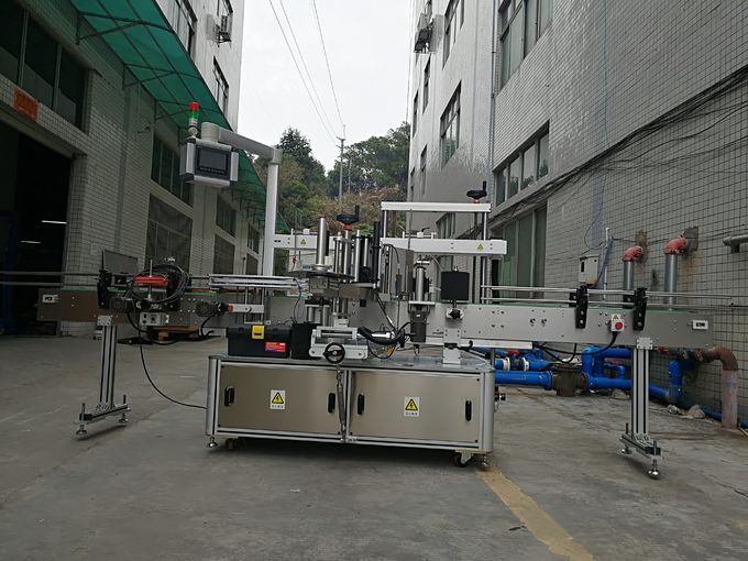 স্টিকার স্ব আঠালো সামনের-পিছন স্বয়ংক্রিয় লেবেলিং সিস্টেম পিএলসি নিয়ন্ত্রণ